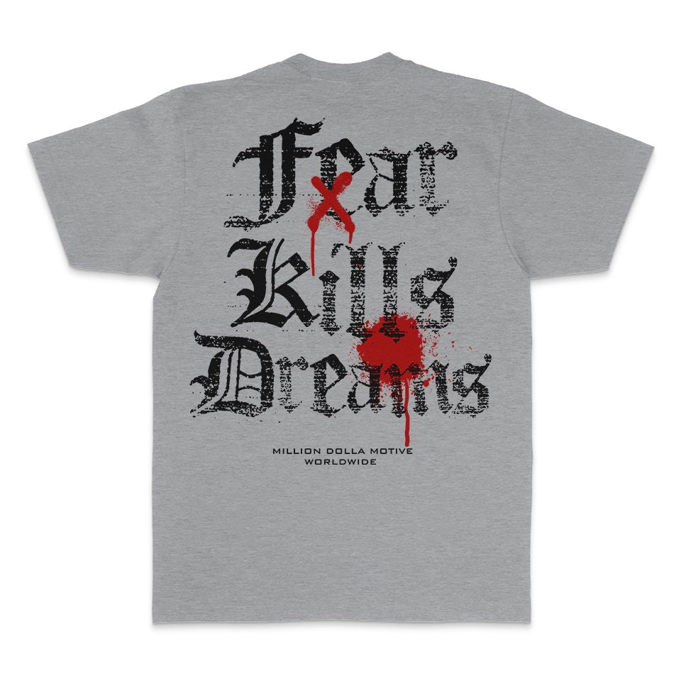 
                  
                    Fear Kills Dreams - Heather Grey T-Shirt
                  
                