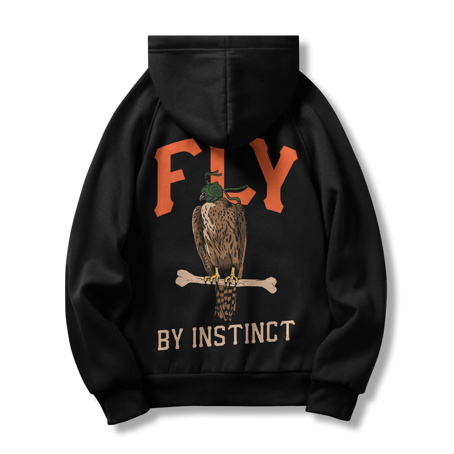 
                  
                    Fly By Instinct - Black Hoodie Sweatshirt
                  
                