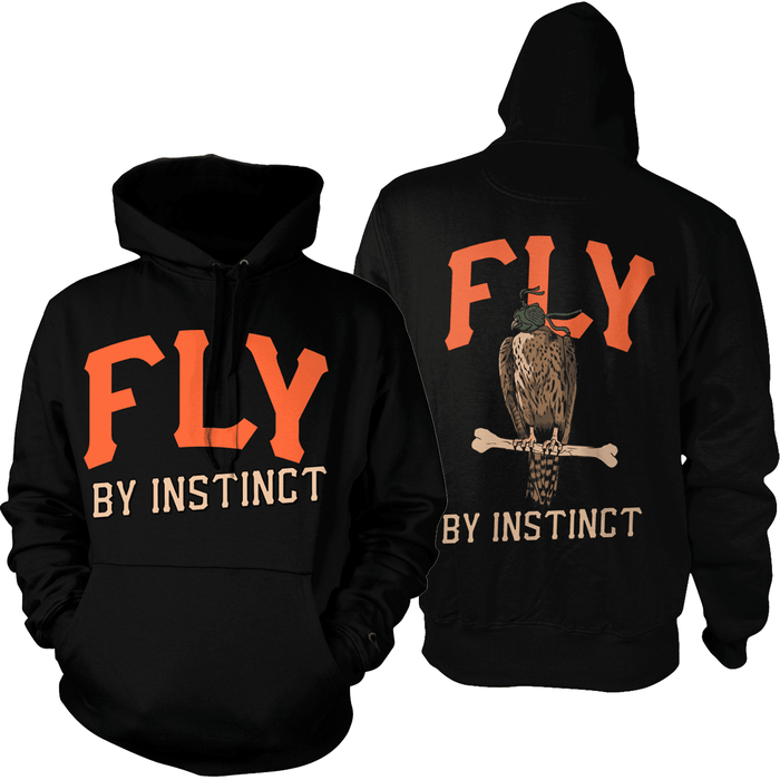 Fly By Instinct - Black Hoodie Sweatshirt