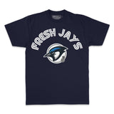 Fresh Jays - Navy T-Shirt