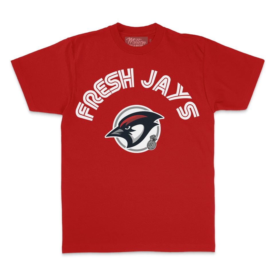 
                  
                    Fresh Jays - Red T-Shirt
                  
                