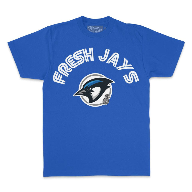 Fresh Jays - Royal Blue T-Shirt T-Shirt Million Dolla Motive 