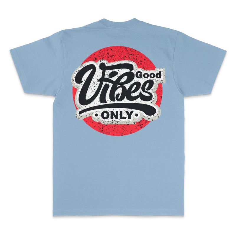 Good Vibes Only - University Blue T-Shirt T-Shirt Million Dolla Motive 