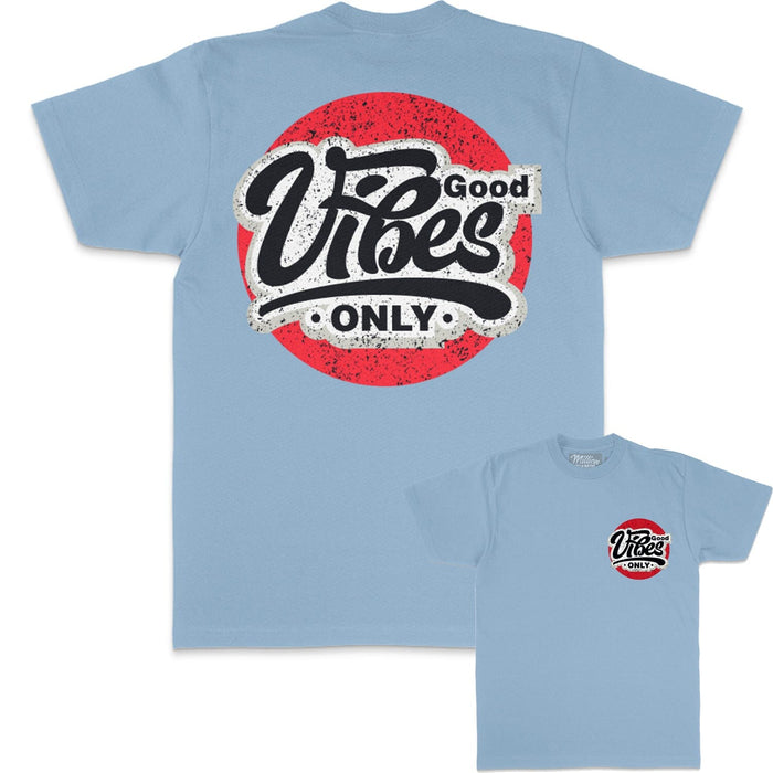 Good Vibes Only - University Blue T-Shirt