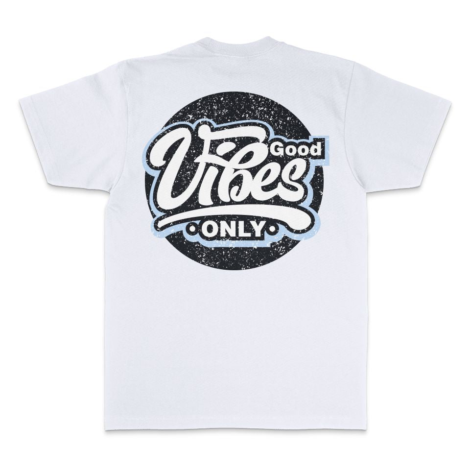
                  
                    Good Vibes Only - White T-Shirt
                  
                