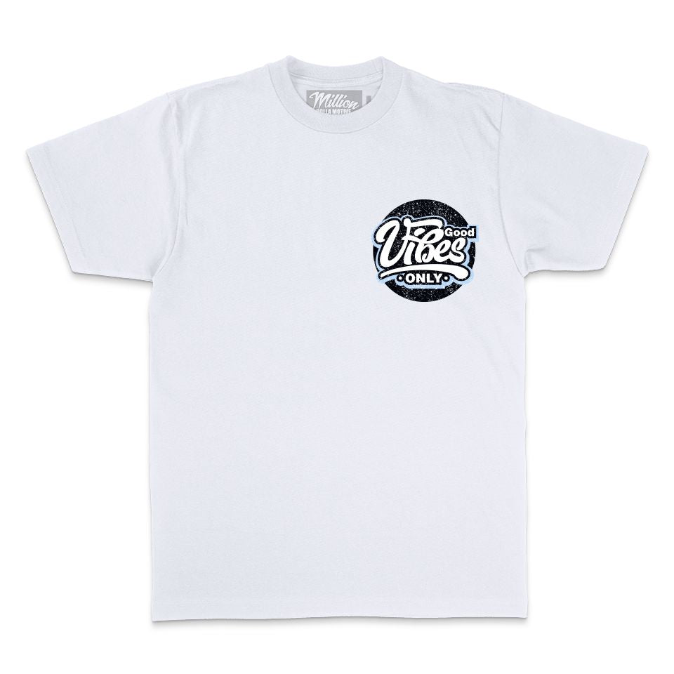 
                  
                    Good Vibes Only - White T-Shirt
                  
                