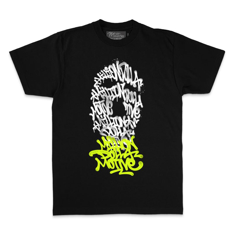 Graffiti Mask - Black T-Shirt