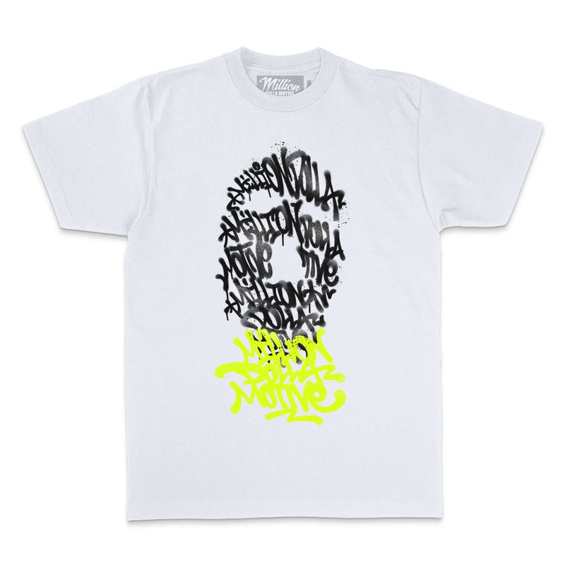 Graffiti Mask - White T-Shirt