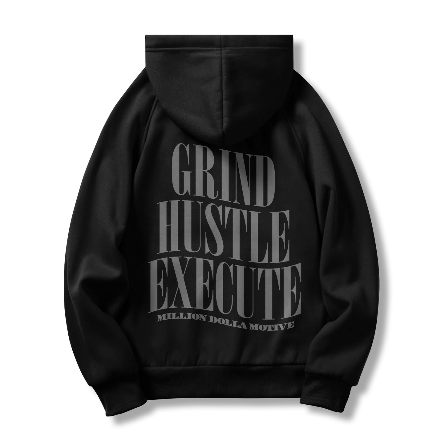 
                  
                    Grind Hustle Execute - Black Hoodie Sweatshirt
                  
                
