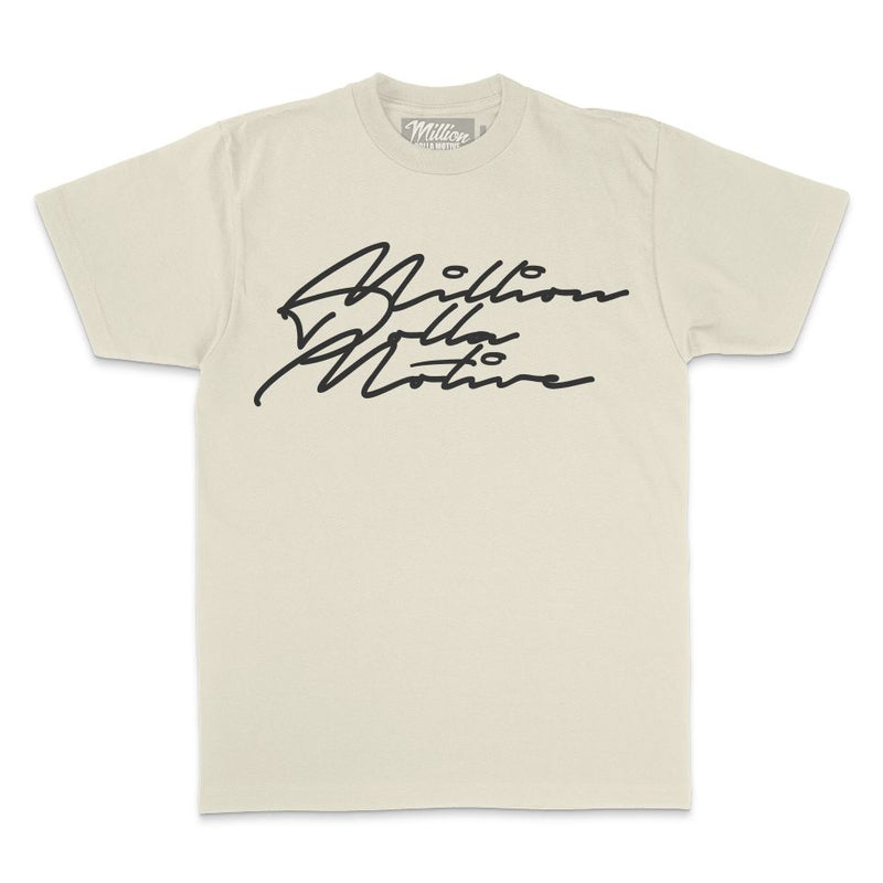 Grind Hustle Execute - Natural Sail T-Shirt T-Shirt Million Dolla Motive 