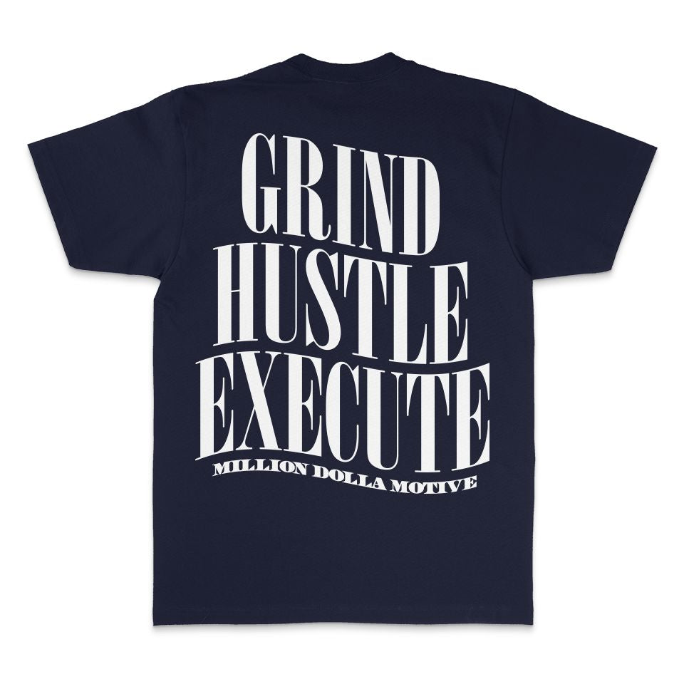 
                  
                    Grind Hustle Execute - Navy T-Shirt
                  
                