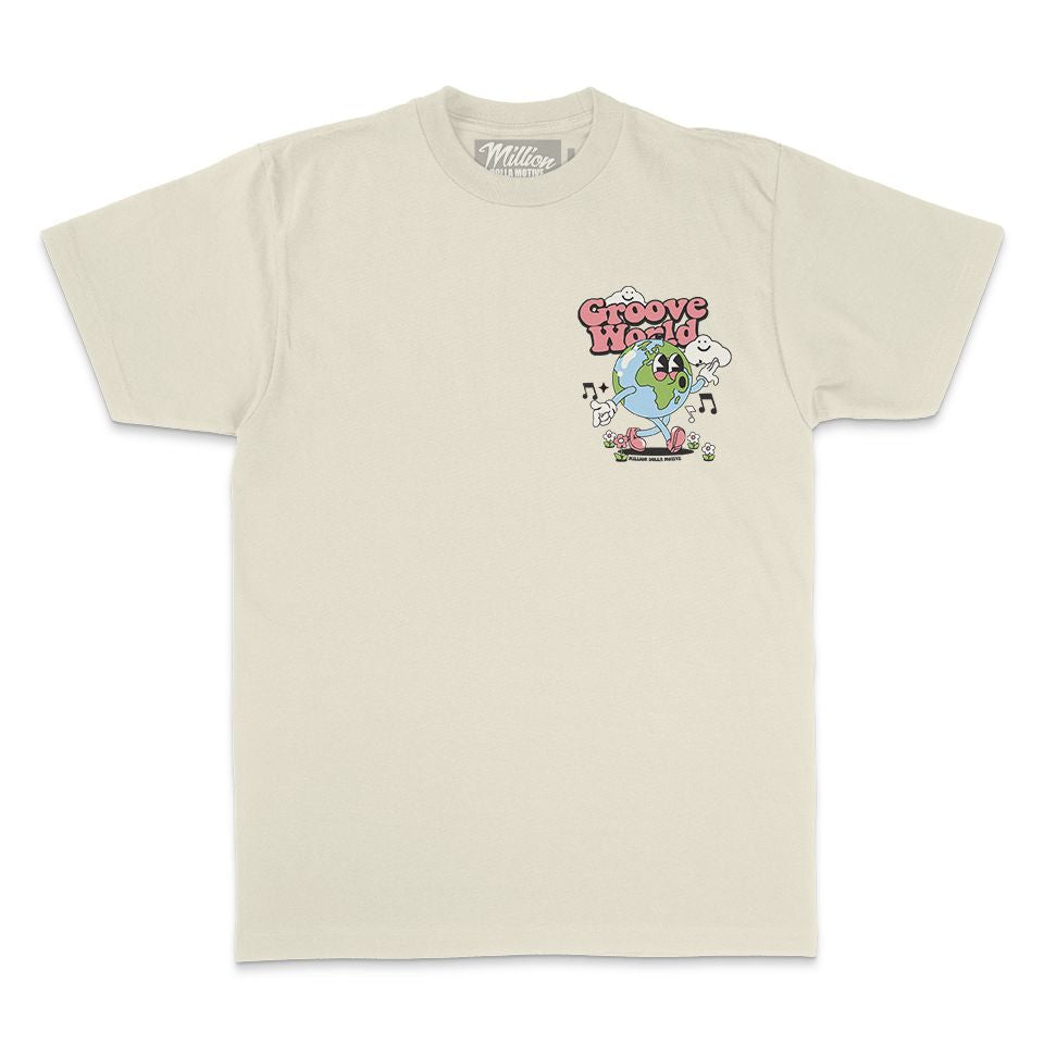 
                  
                    Groove World - Natural Sail T-Shirt
                  
                