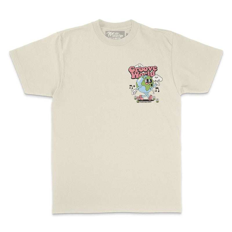 Groove World - Natural Sail T-Shirt