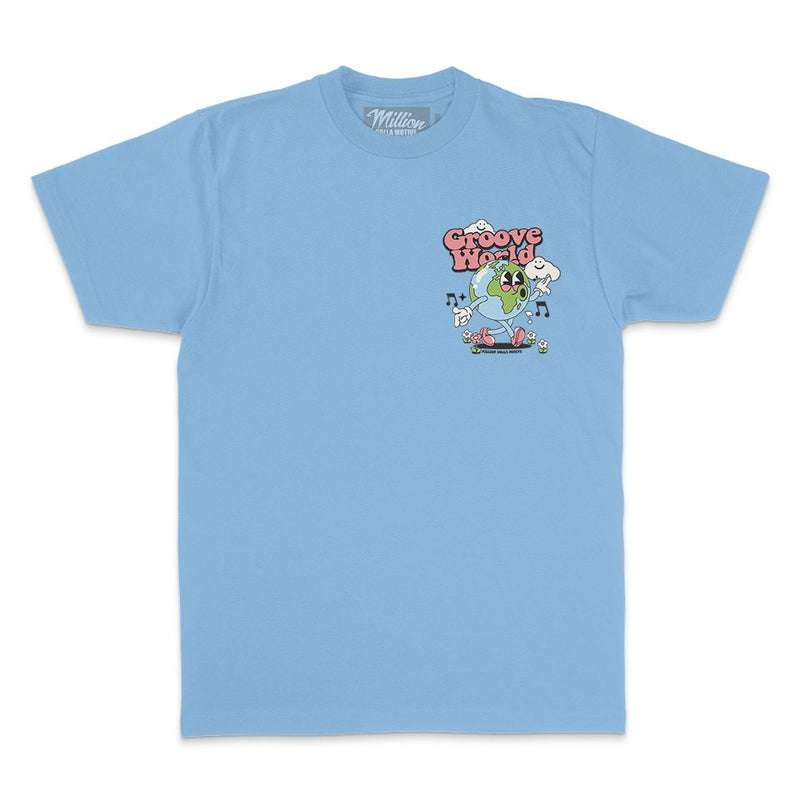 Groove World - University Blue T-Shirt