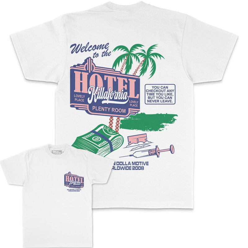 Hotel Killafornia - White T-Shirt
