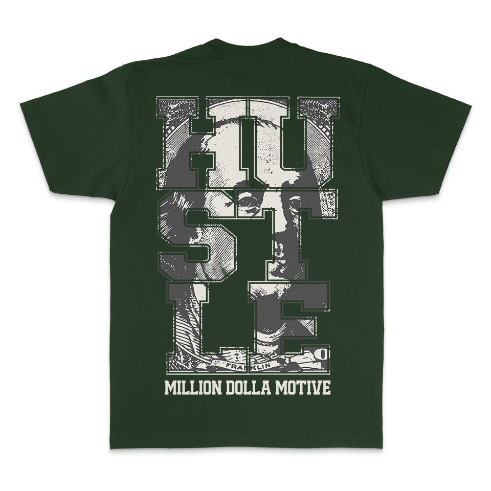 
                  
                    Hustle 100 - Dark Green T-Shirt
                  
                