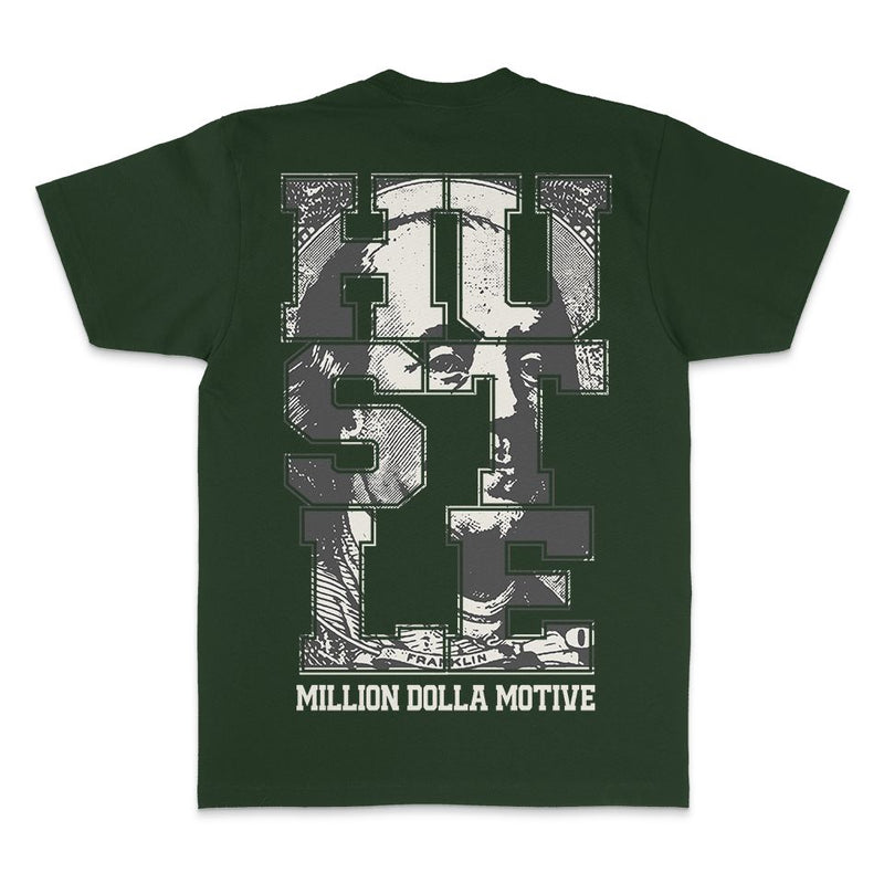 Hustle 100 - Dark Green T-Shirt