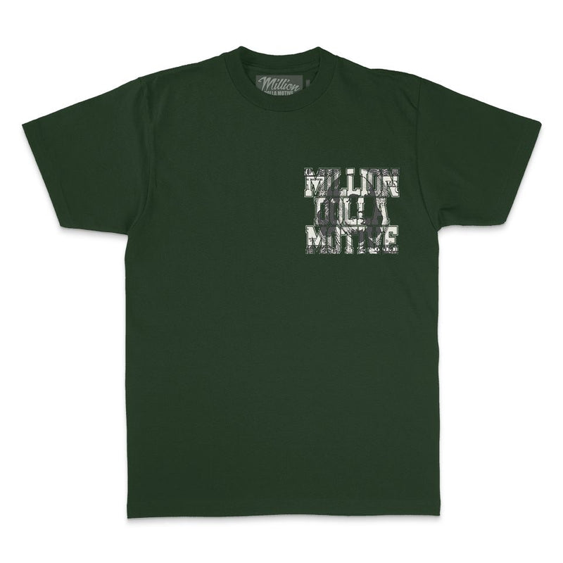 Hustle 100 - Dark Green T-Shirt