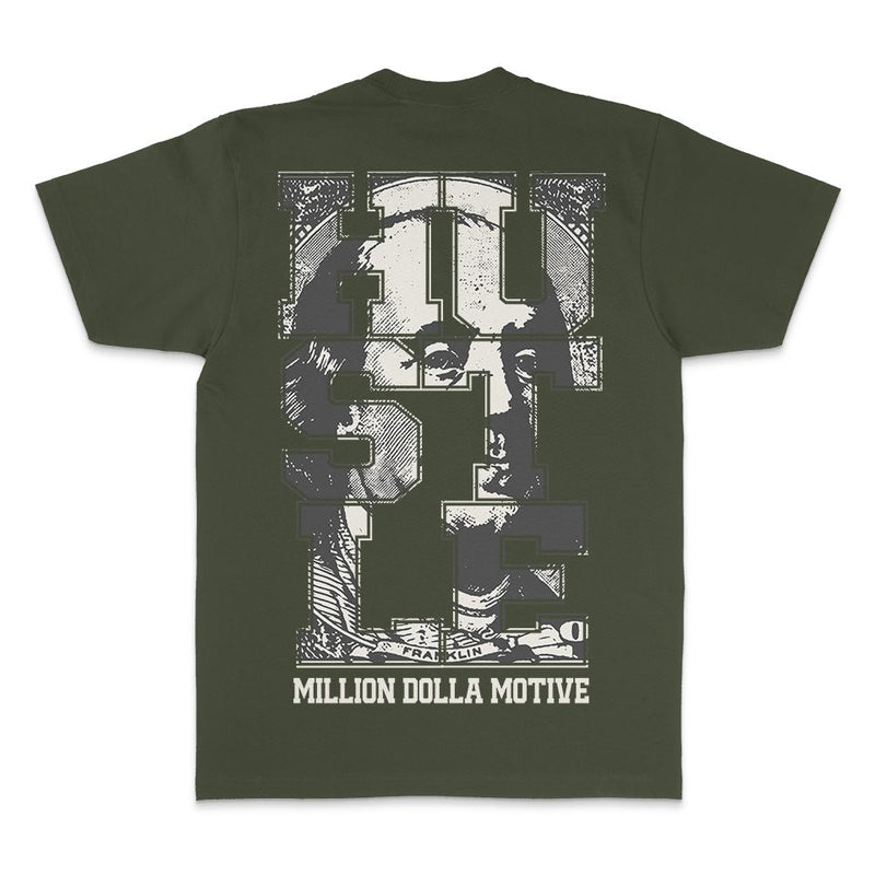 Hustle 100 - Olive T-Shirt