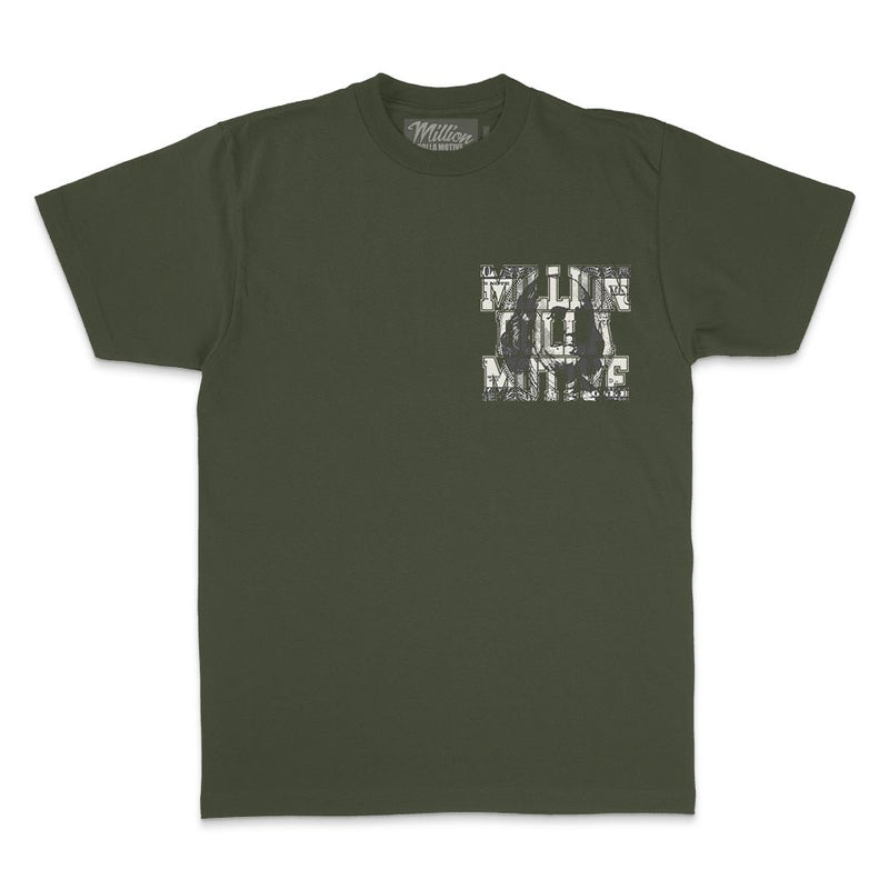 Hustle 100 - Olive T-Shirt