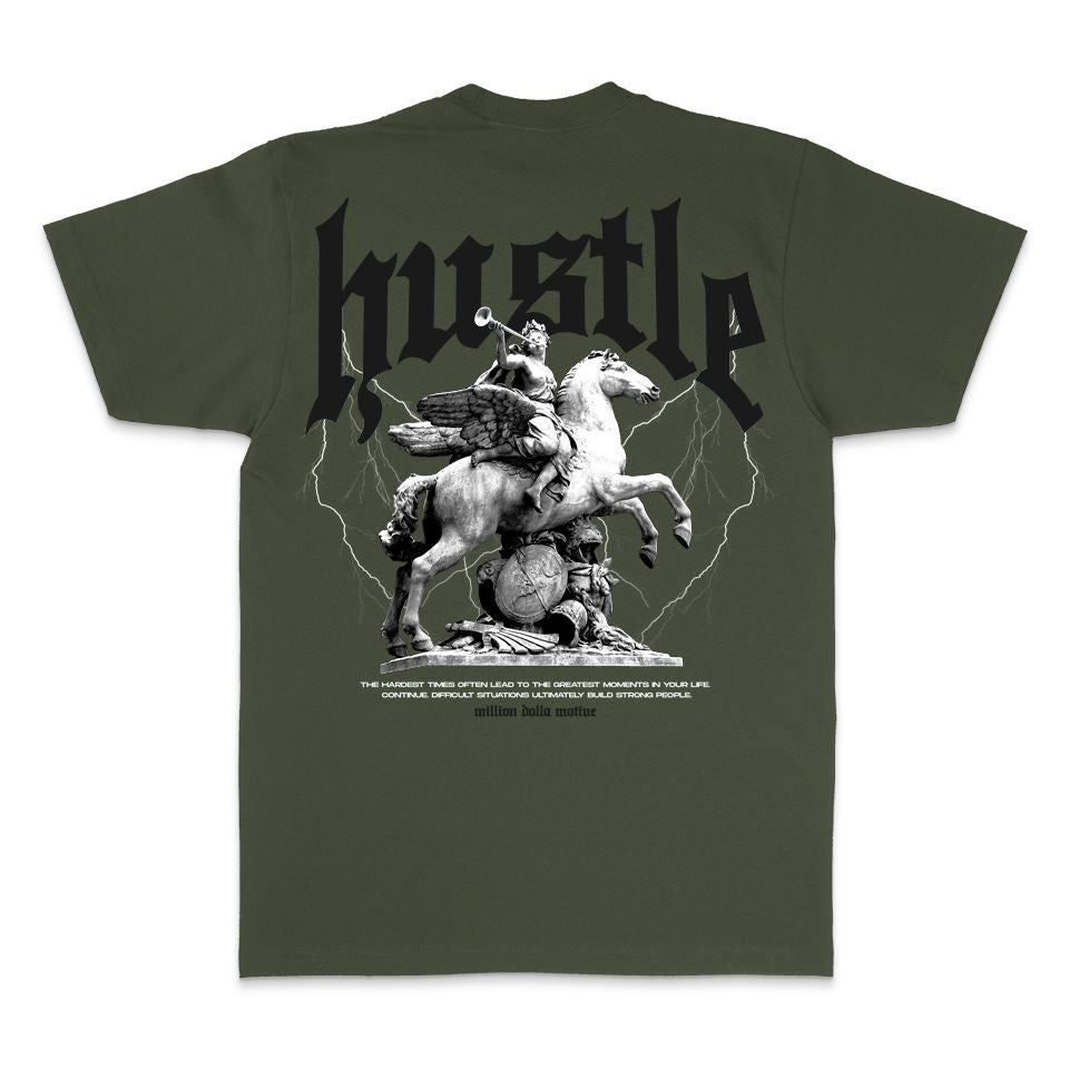 
                  
                    Hustle Builds Strong People - Olive T-Shirt
                  
                