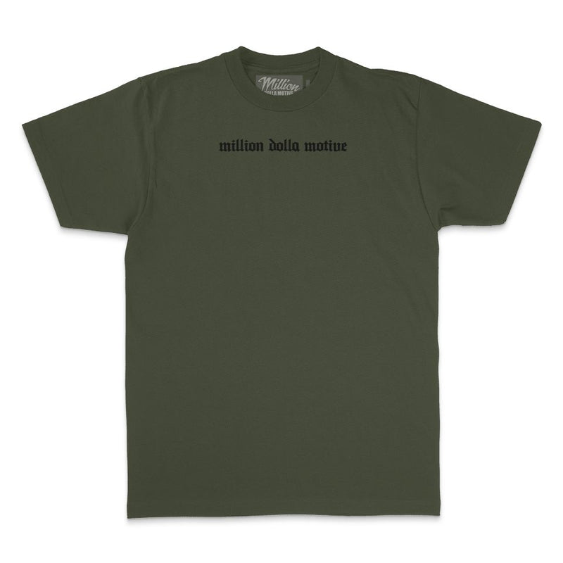 Hustle Builds Strong People - Olive T-Shirt