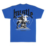 Hustle Builds Strong People - Royal Blue T-Shirt