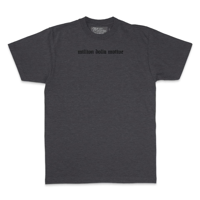 Hustle Builds Strong People - Heather Charcoal T-Shirt