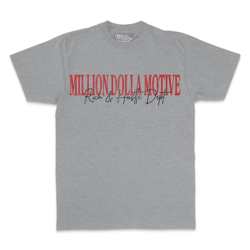 Hustle Invest Live - Heather Grey T-Shirt