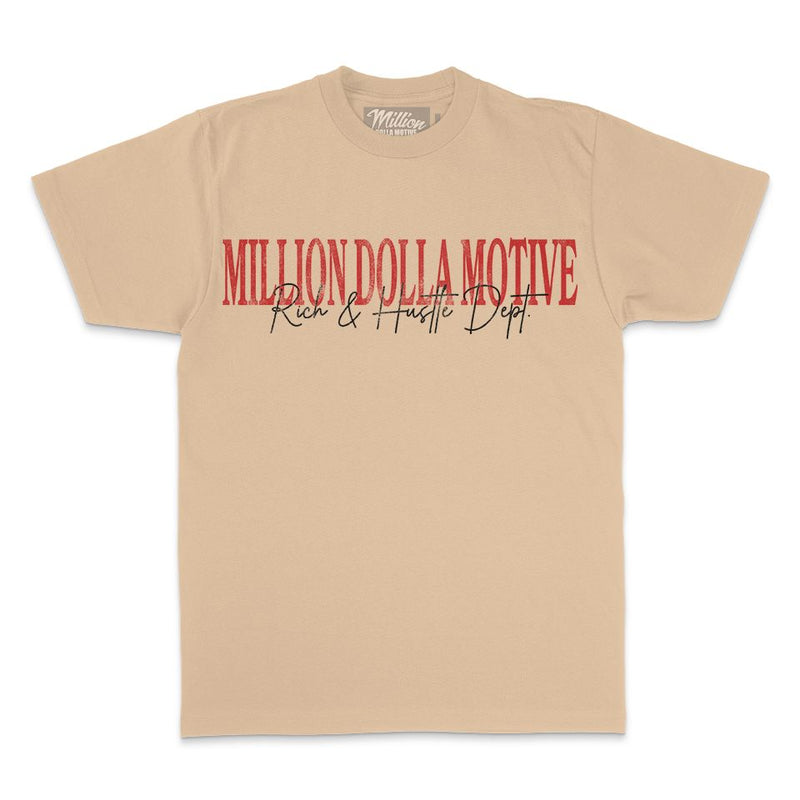 Hustle Invest Live - Khaki T-Shirt