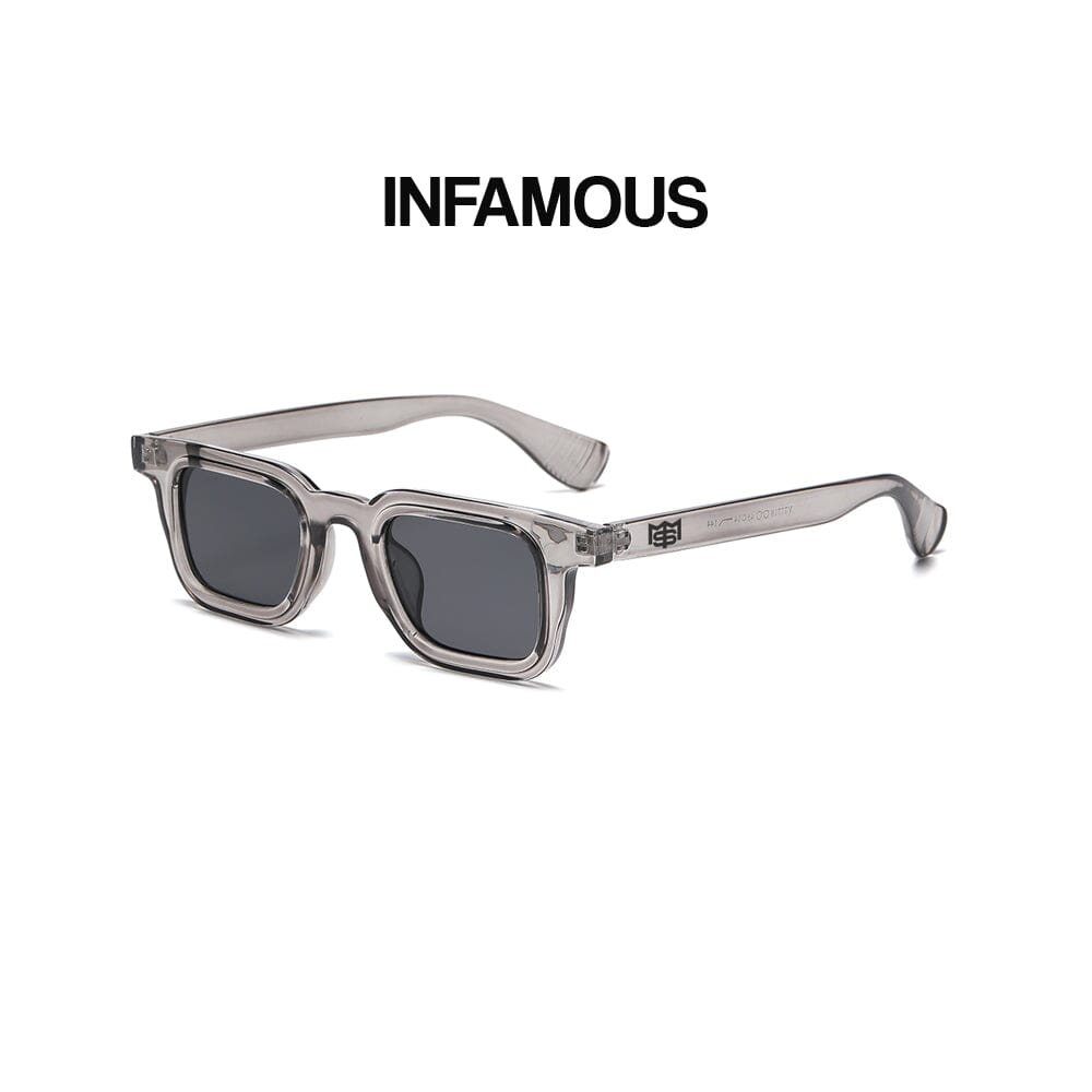 Infamous -  Transparent Black Sunglasses