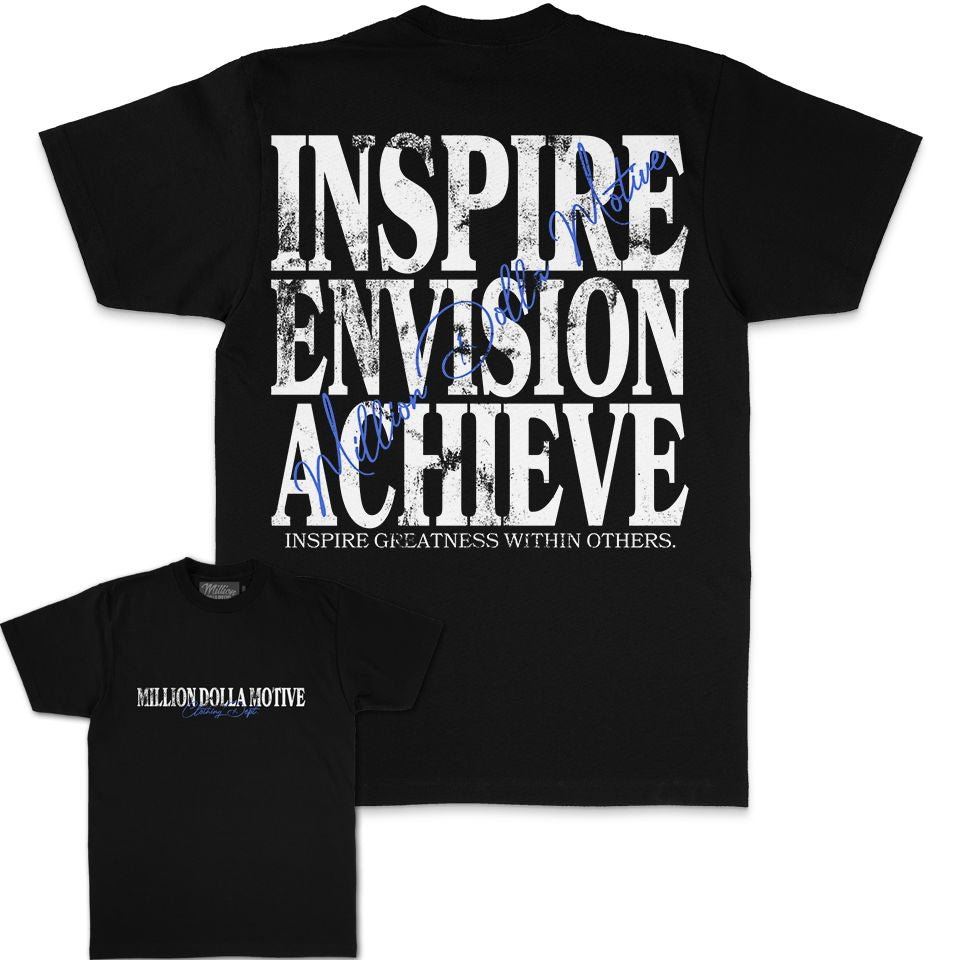 
                  
                    Inspire Envision Achieve - Black T-Shirt T-Shirt Million Dolla Motive 
                  
                