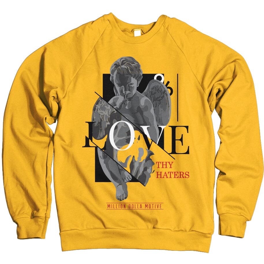 Love Thy Haters - Gold Crewneck Sweatshirt