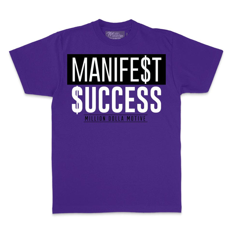 Manifest Success - Concord Purple T-Shirt T-Shirt Million Dolla Motive 