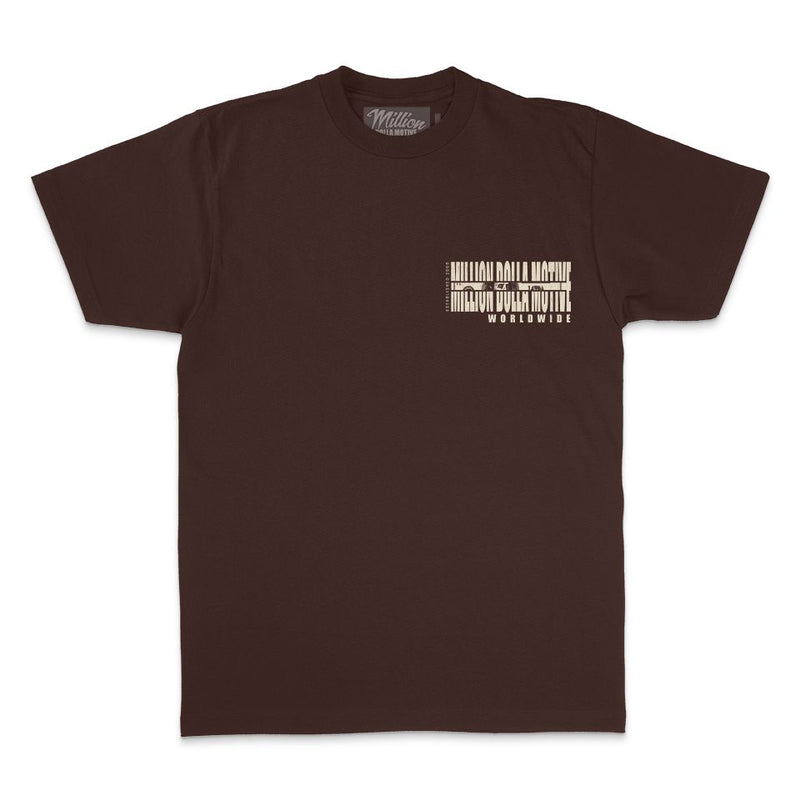 Make Money Not Excuses - Brown T-Shirt T-Shirt Million Dolla Motive 