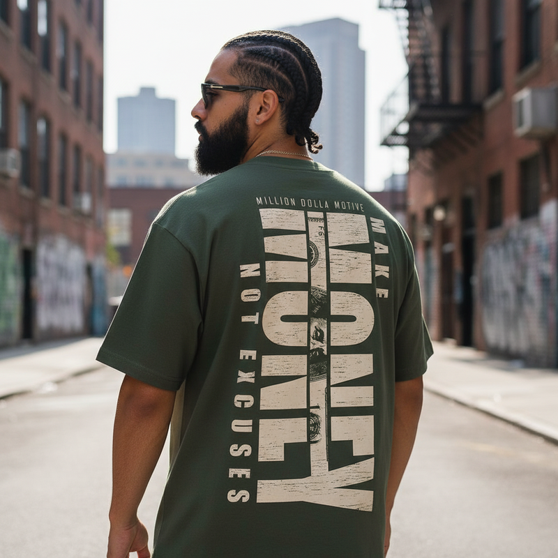 Make Money Not Excuses - Olive T-Shirt