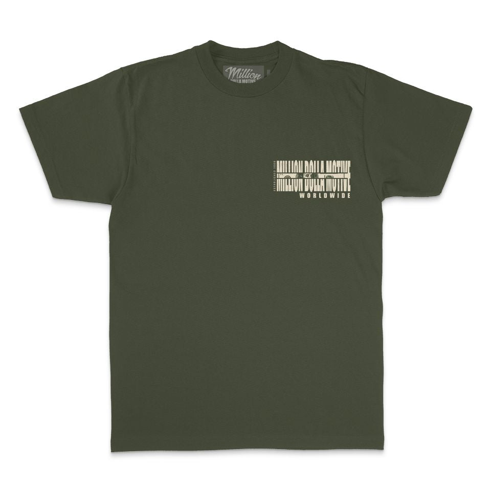Make Money Not Excuses - Olive T-Shirt T-Shirt Million Dolla Motive 