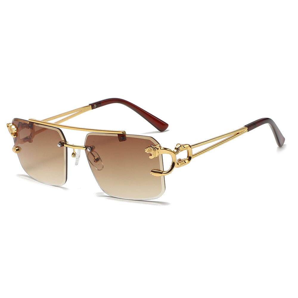 
                  
                    Mastermind - Gold & Double Brown Sunglasses
                  
                