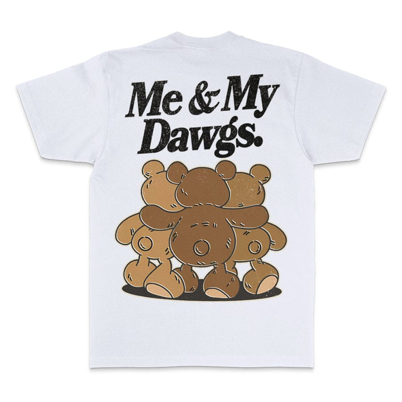 Me & My Dawgs - White T-Shirt T-Shirt Million Dolla Motive 