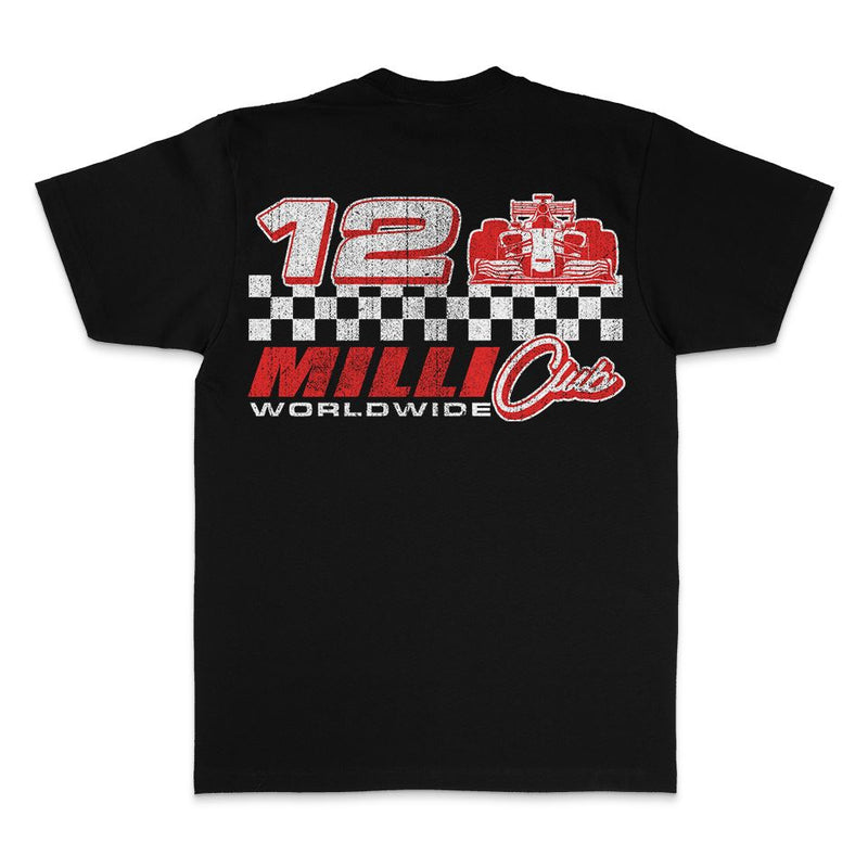 12 Milli Club Worldwide - Black T-Shirt