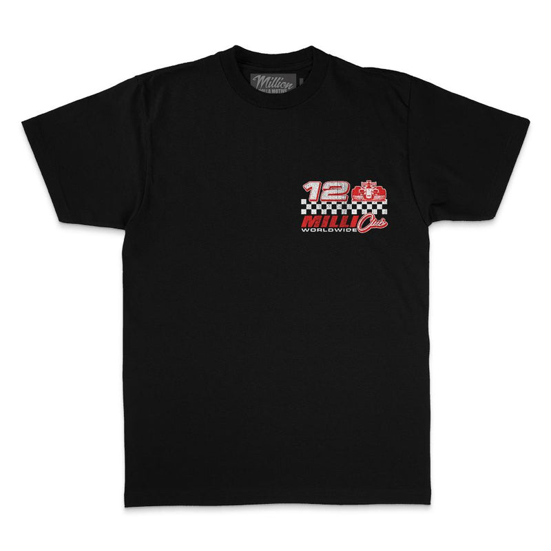 12 Milli Club Worldwide - Black T-Shirt