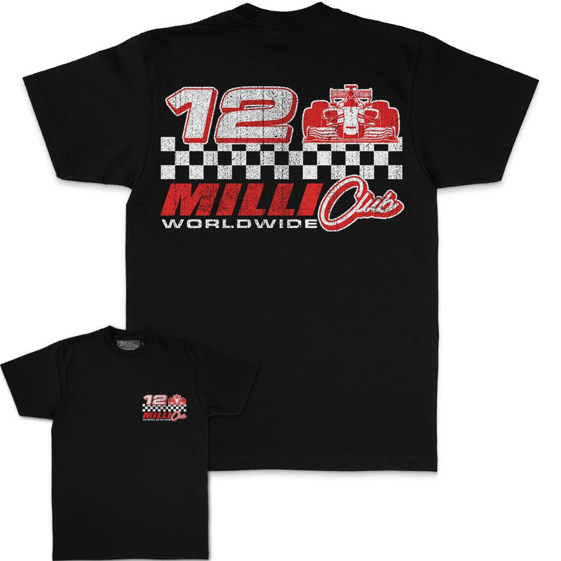 12 Milli Club Worldwide - Black T-Shirt