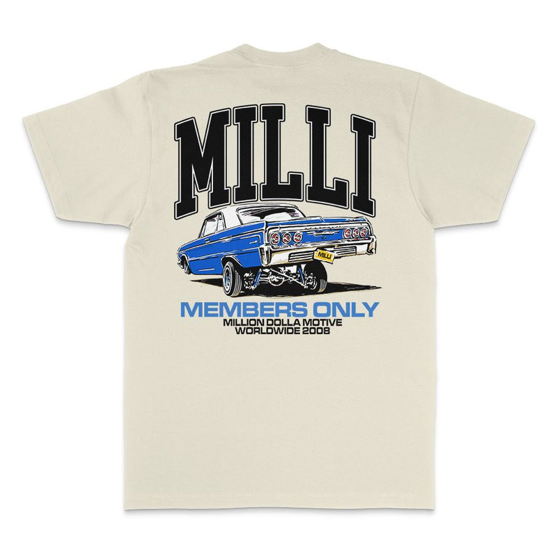Milli Lowrider Members Only - Natural Sail T-Shirt
