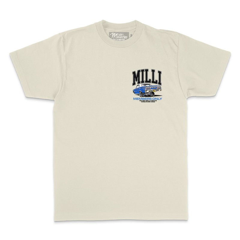 Milli Lowrider Members Only - Natural Sail T-Shirt