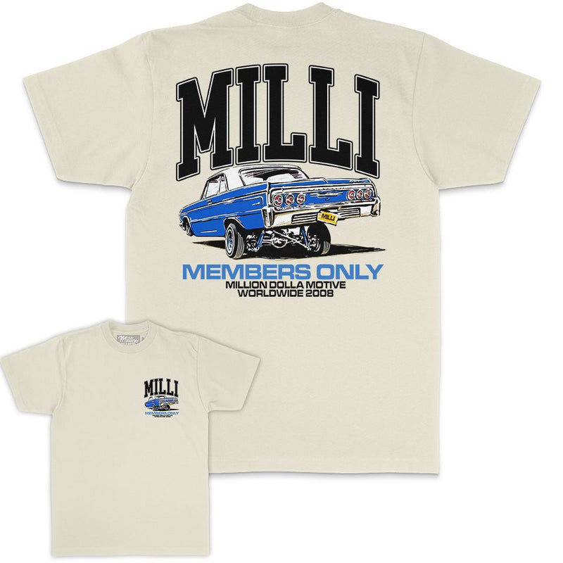 Milli Lowrider Members Only - Natural Sail T-Shirt