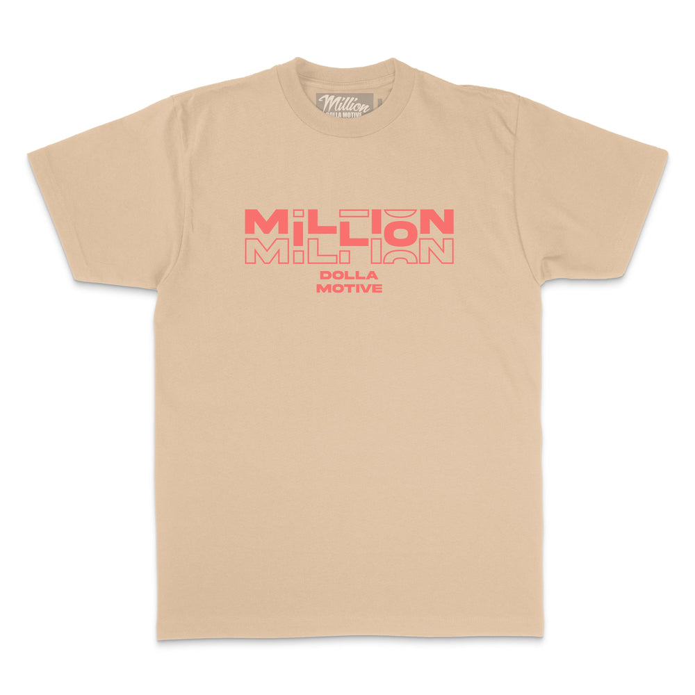 
                  
                    Million Dolla Dolla Dolla - Infrared on Khaki T-Shirt
                  
                