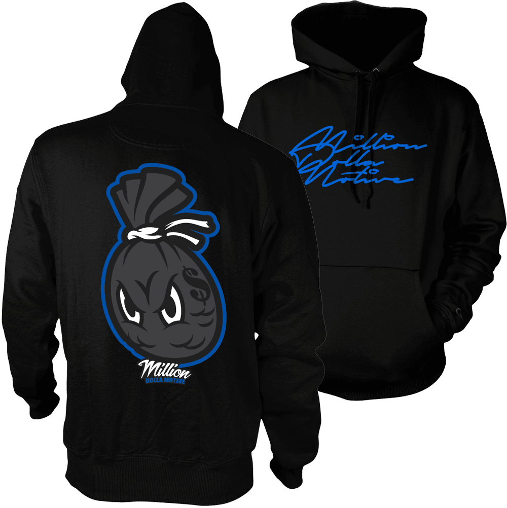 Money Bag - Black Hoodie Sweatshirt