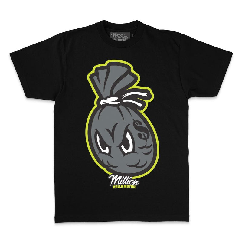 Money Bag Dusty Cactus - Black T-Shirt