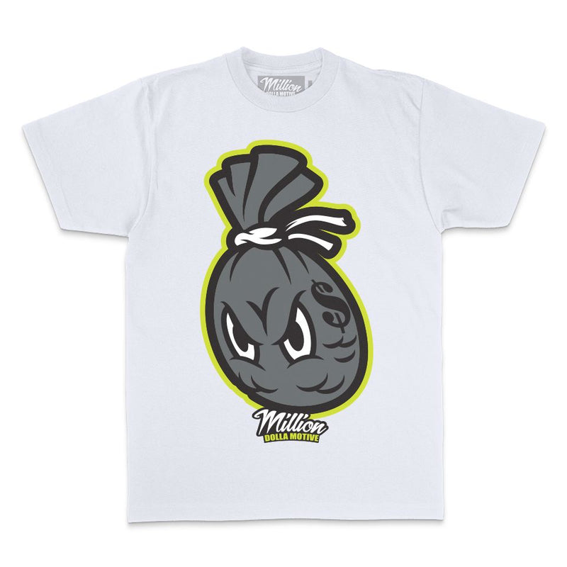 Money Bag Dusty Cactus - White T-Shirt