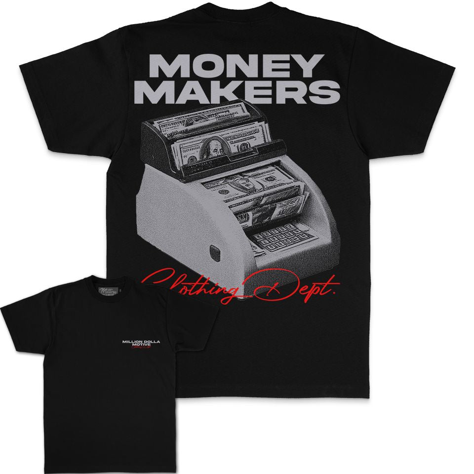 
                  
                    Money Makers - Black T-Shirt T-Shirt Million Dolla Motive 
                  
                